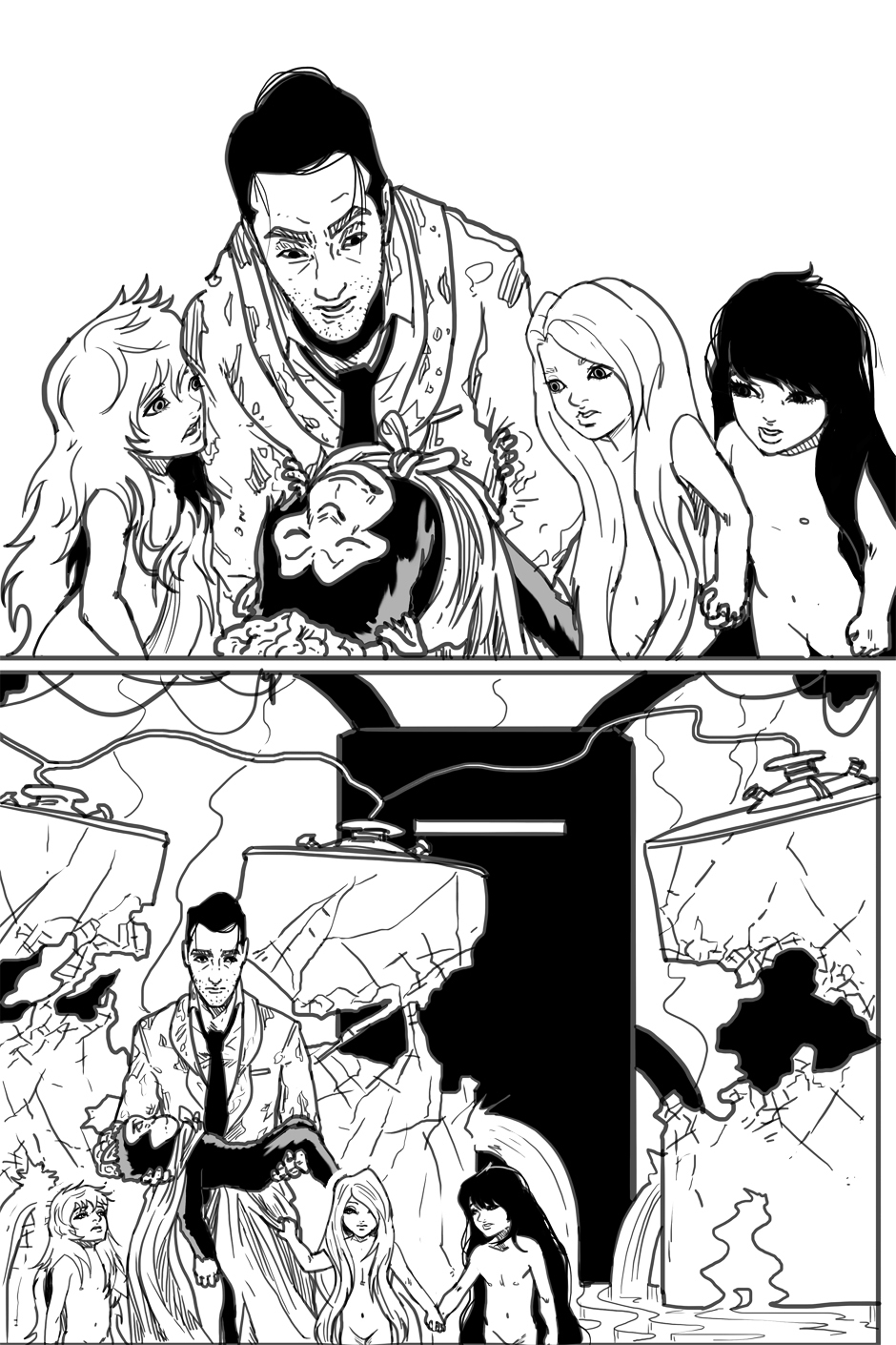 Powerpuff Girls Re-imagined Chapter 2.1 page 7 - Chapter 2 Part1 : Reunion: Part 1