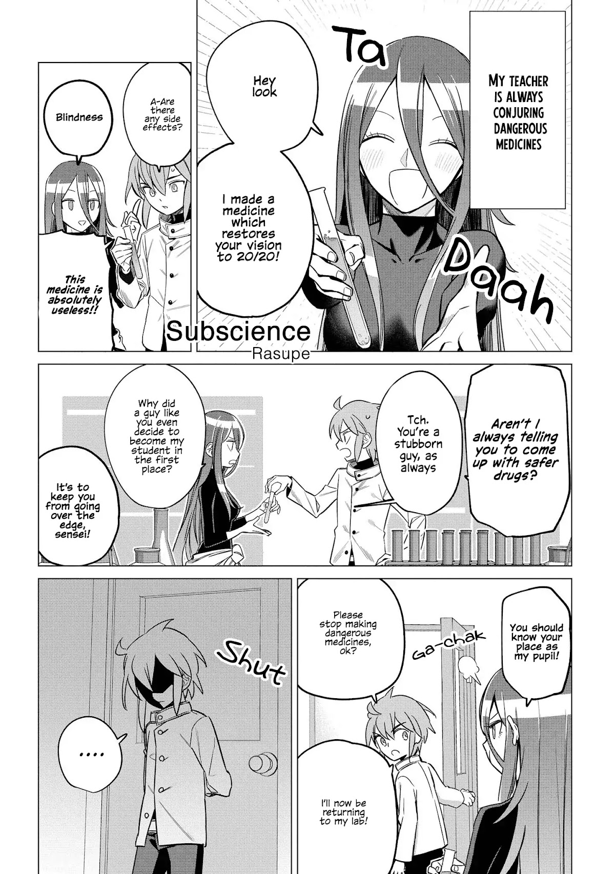 Precious 4p Short Stories Chapter 10 page 1 - Chapter 10: Subscience [by Rasupe]