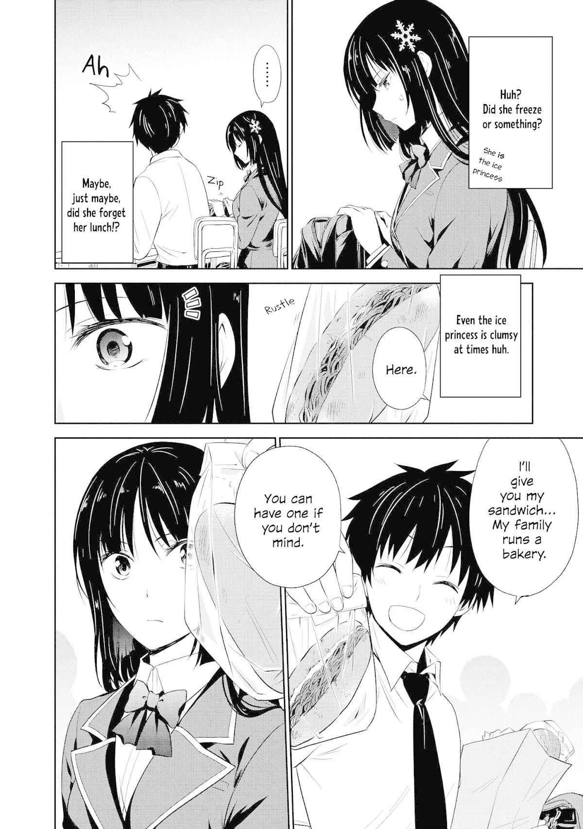 Precious 4p Short Stories Chapter 21 page 2 - Chapter 21: Ice cold Hyoudou-san [by Yoneda Kazusa]