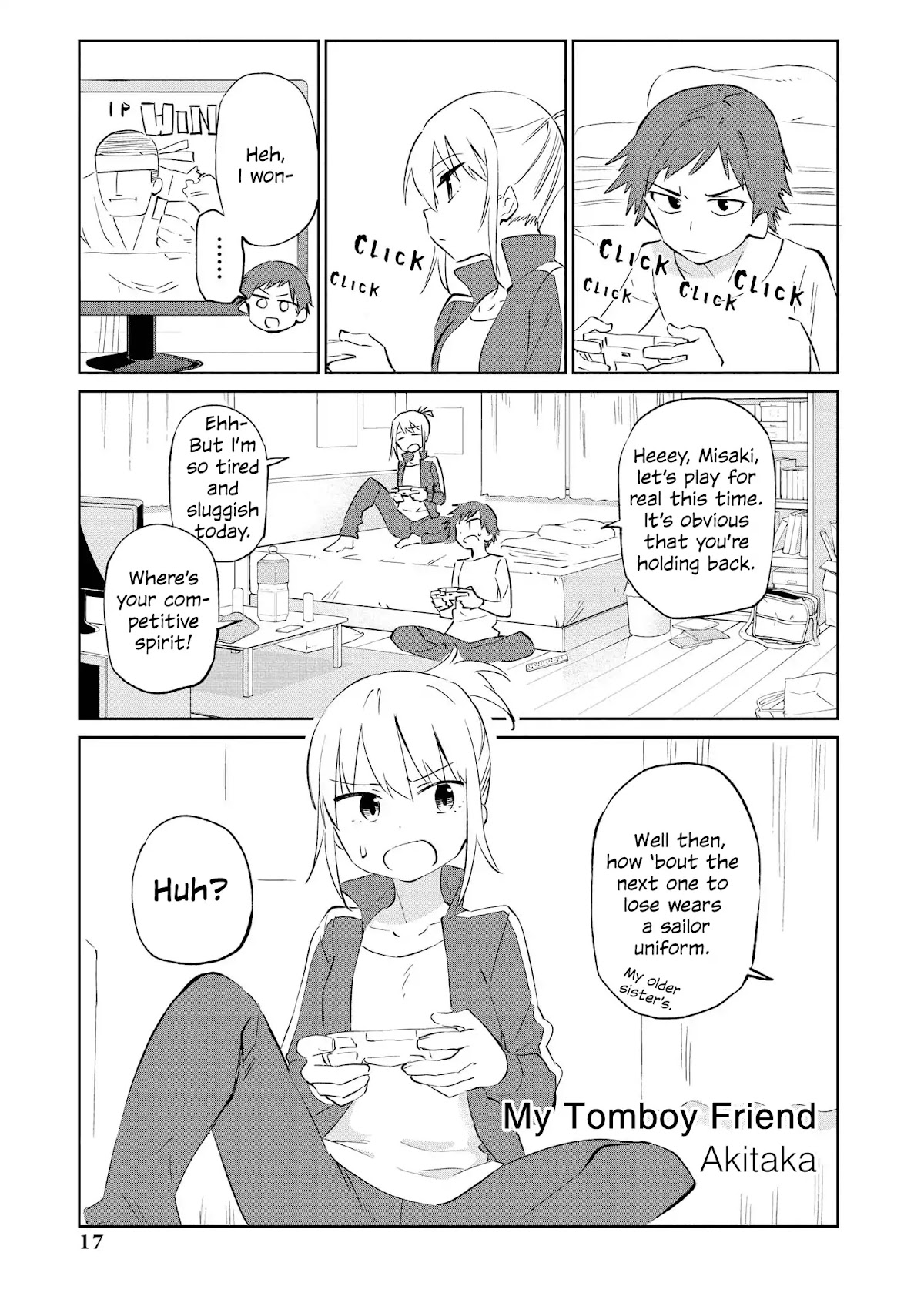 Precious 4p Short Stories Chapter 3 page 1 - Chapter 3: My Tomboy Friend [by Akitaka]