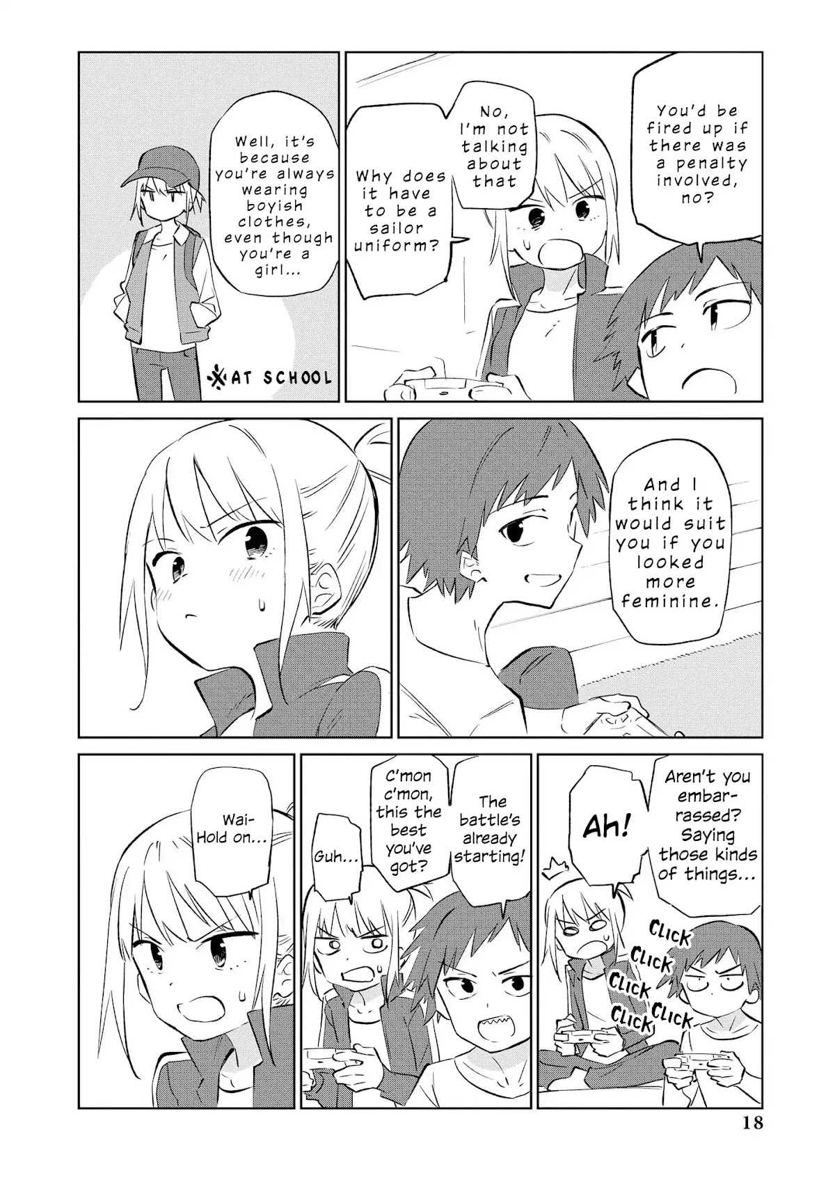 Precious 4p Short Stories Chapter 3 page 2 - Chapter 3: My Tomboy Friend [by Akitaka]