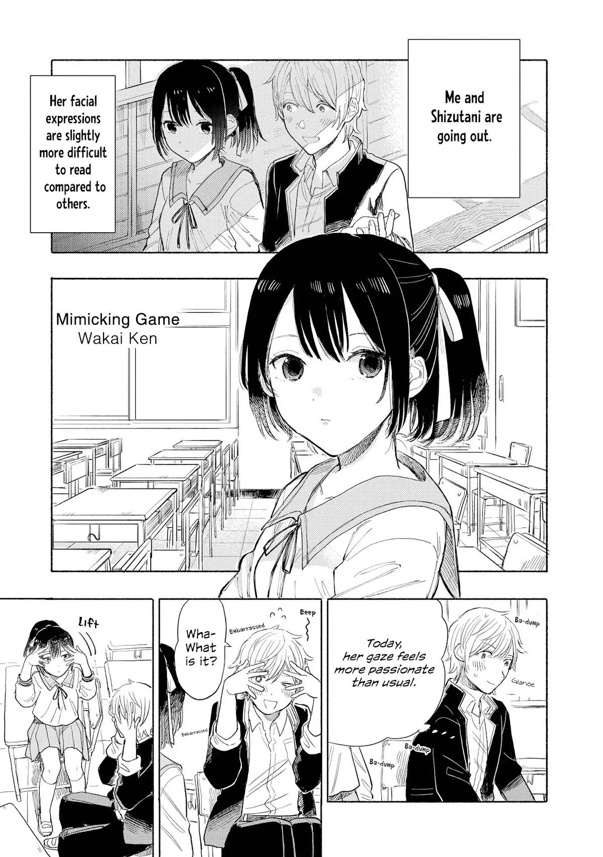 Precious 4p Short Stories Chapter 6 page 1 - Chapter 6: Mimicking Game [by Wakai Ken]