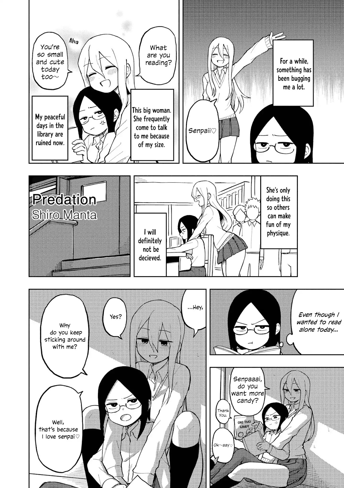 Precious 4p Short Stories Chapter 7 page 1 - Chapter 7: Predation [by Shiro Manta]