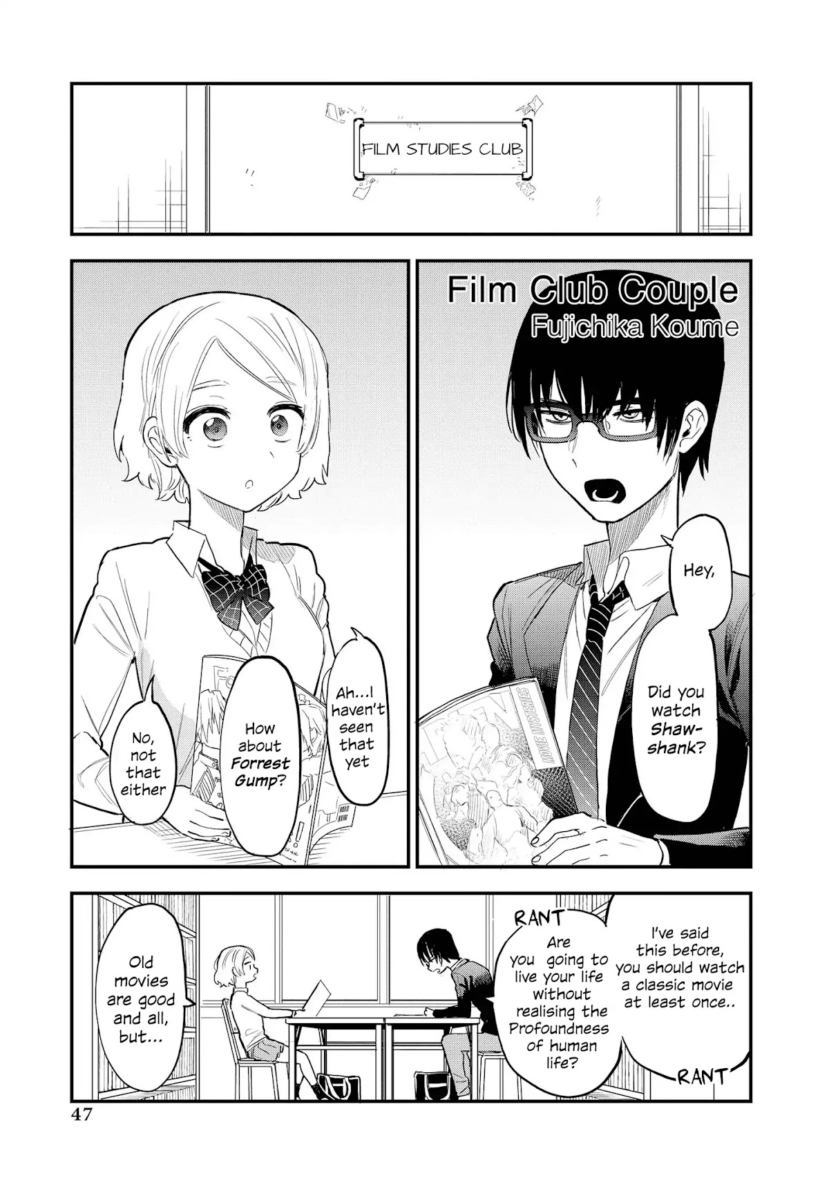 Precious 4p Short Stories Chapter 8 page 1 - Chapter 8: Film Club Couple [by Fujichika Koume]