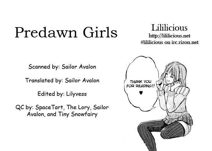 Predawn Girls Chapter 1 page 14 - Chapter 1 : Oneshot