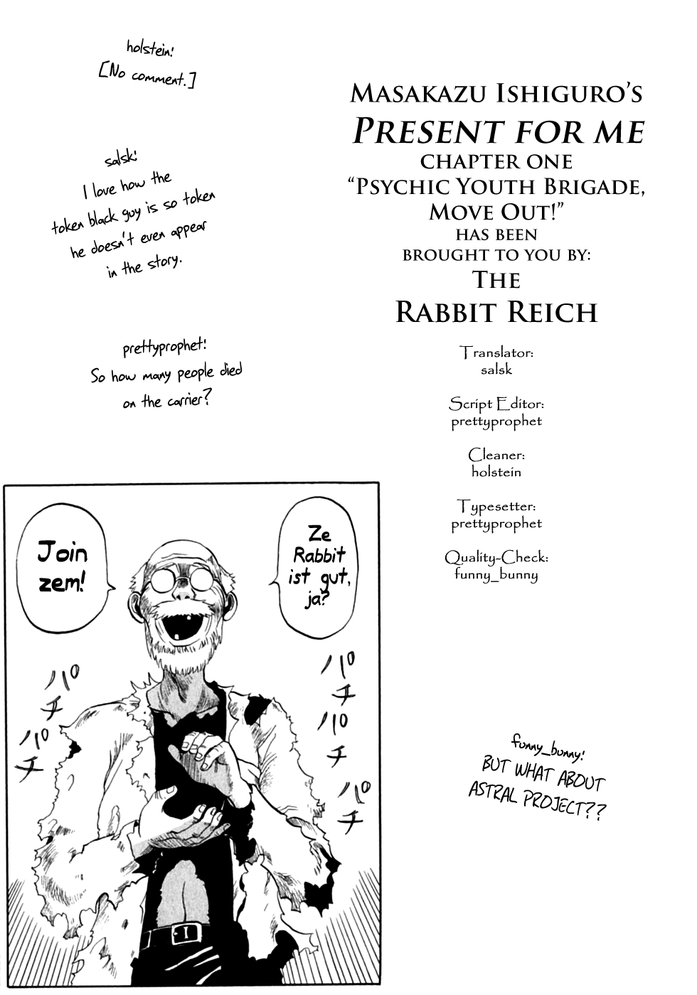 Present for Me Chapter 1.2 page 33 - Chapter 1 v2 : Psychic Youth Brigade, Move Out!