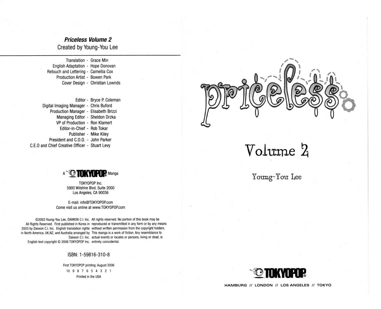 Priceless Chapter 2.0 page 3 - Vol.02 Chapter 0