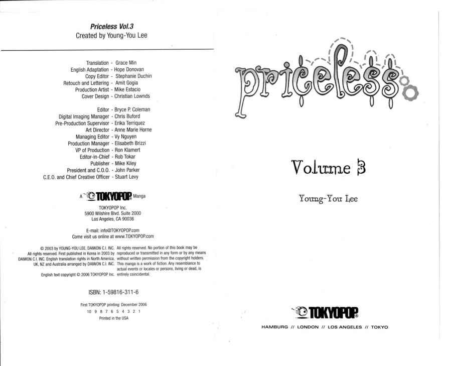 Priceless Chapter 3.0 page 3 - Vol.03 Chapter 0