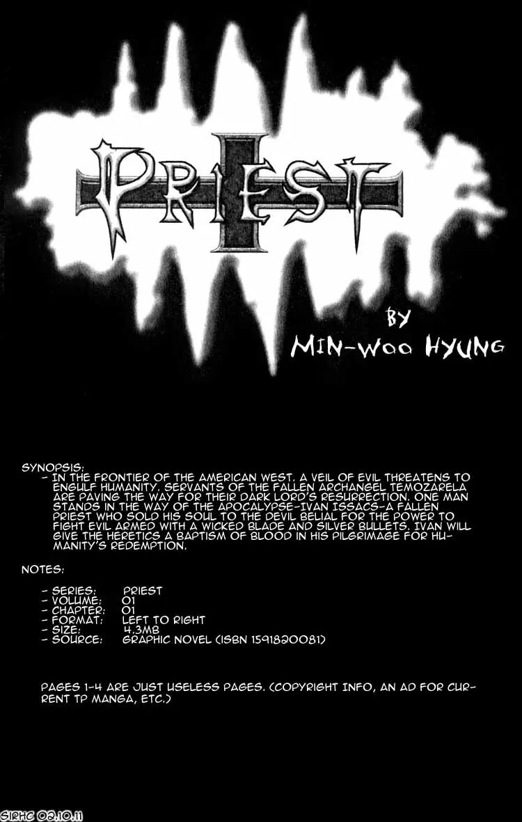 Priest Chapter 1 page 2 - Chapter 1