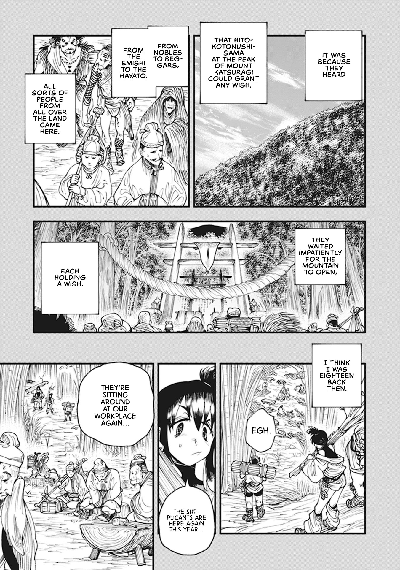 Primal Gods in Ancient Times Chapter 11 page 11 - Chapter 11: The Tale of Mount Katsuragi - En-no-Kimi Said
