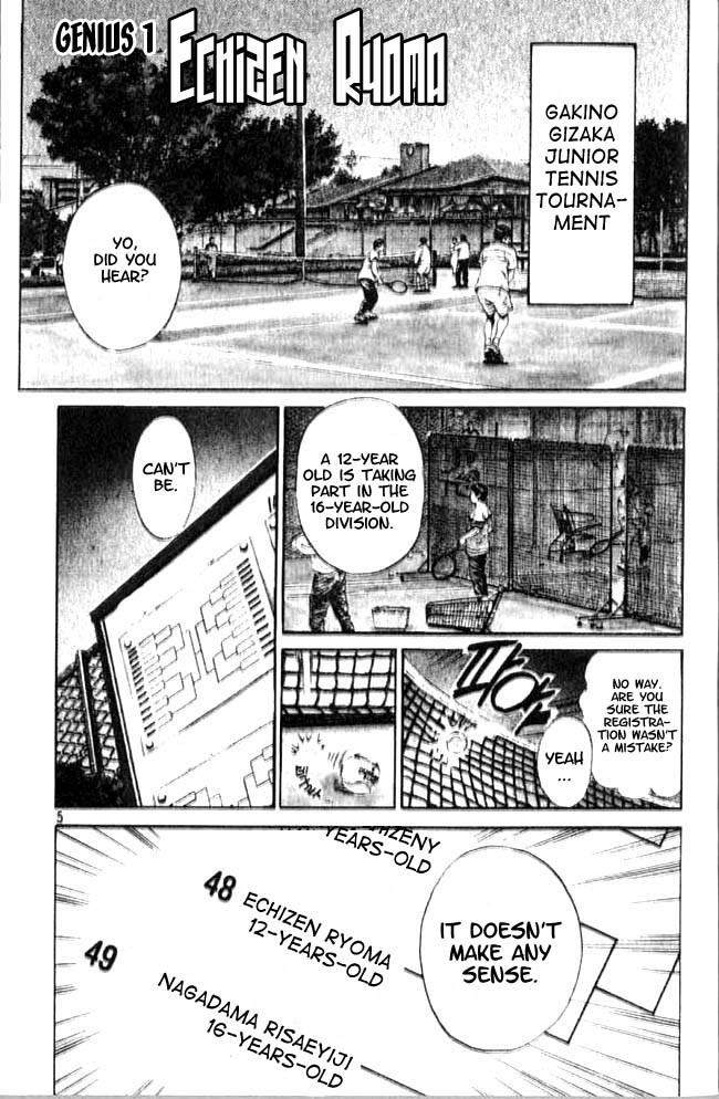 Prince of Tennis Chapter 1 page 3 - Chapter 1: Echizen Ryoma