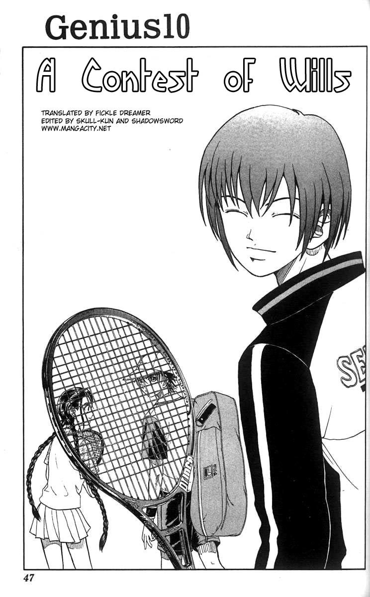 Prince of Tennis Chapter 10 page 1 - Chapter 10: A Contest Of Wills