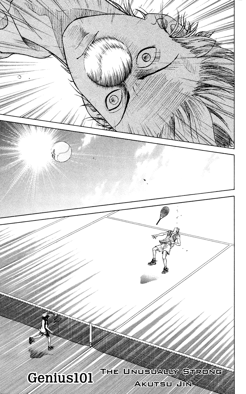 Prince of Tennis Chapter 101 page 1 - Chapter 101: The Unusually Strong Akutsu Jin