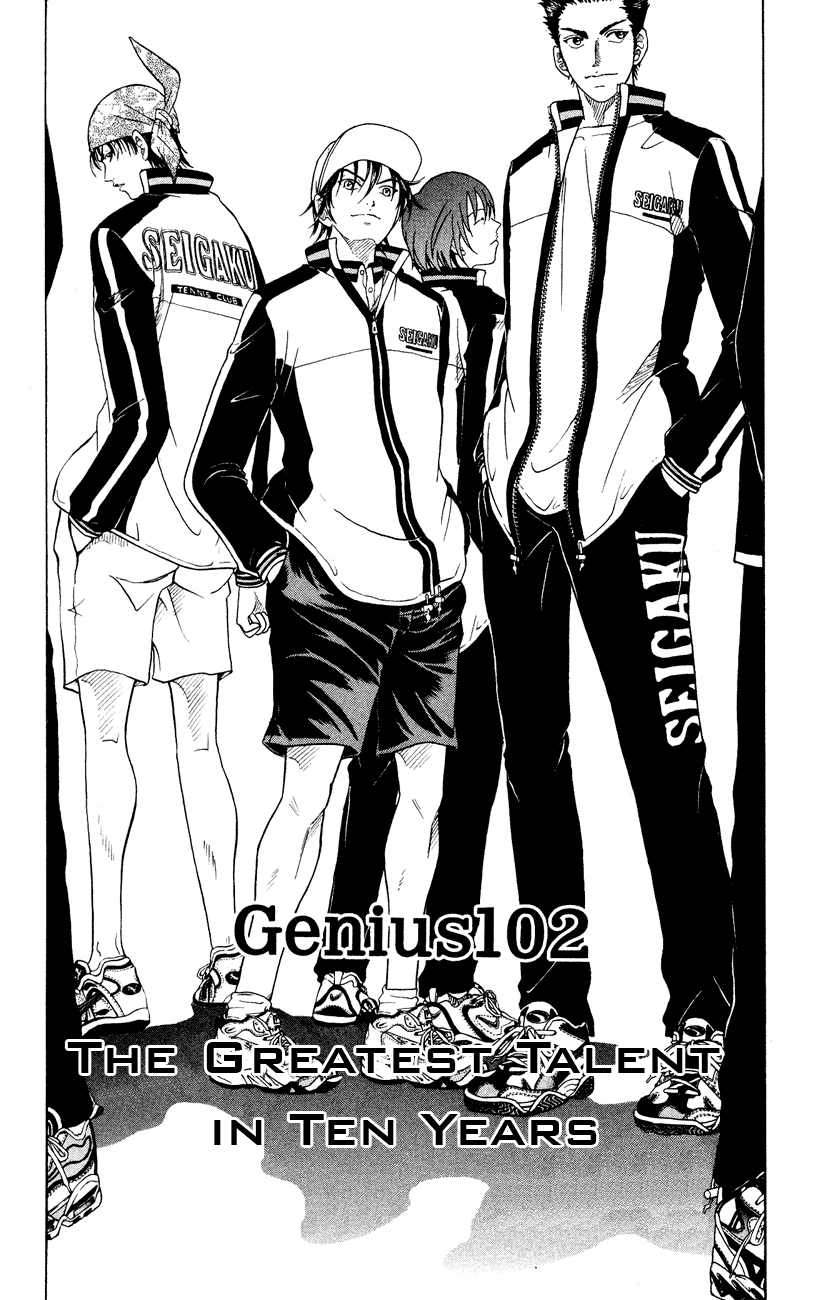 Prince of Tennis Chapter 102 page 2 - Chapter 102: The Greatest Talent In Ten Years