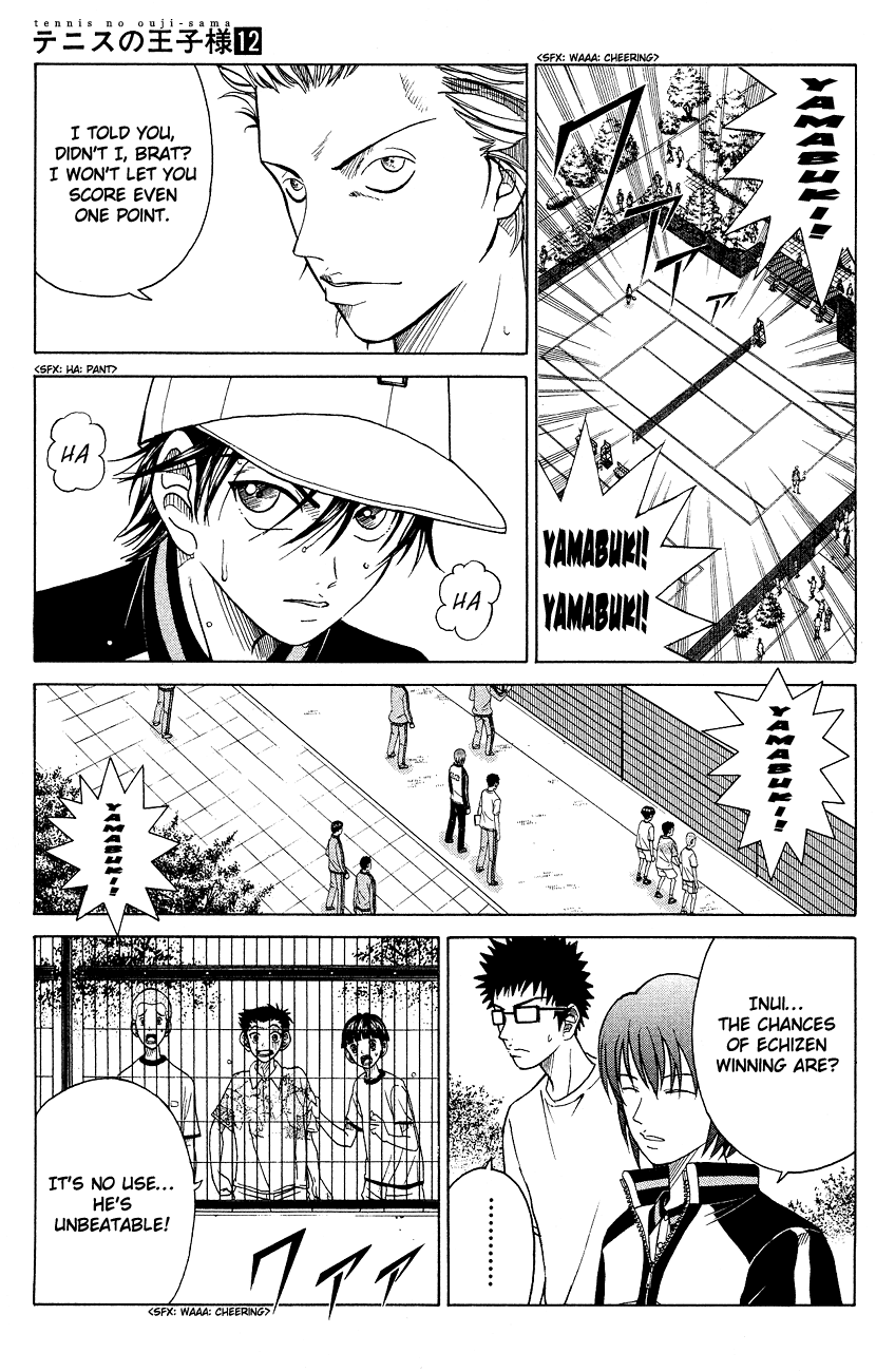 Prince of Tennis Chapter 103 page 9 - Chapter 103: The Invincible Man