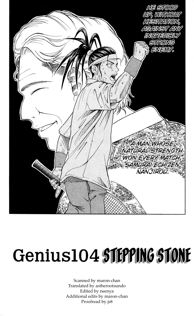 Prince of Tennis Chapter 104 page 2 - Chapter 104: Stepping Stone
