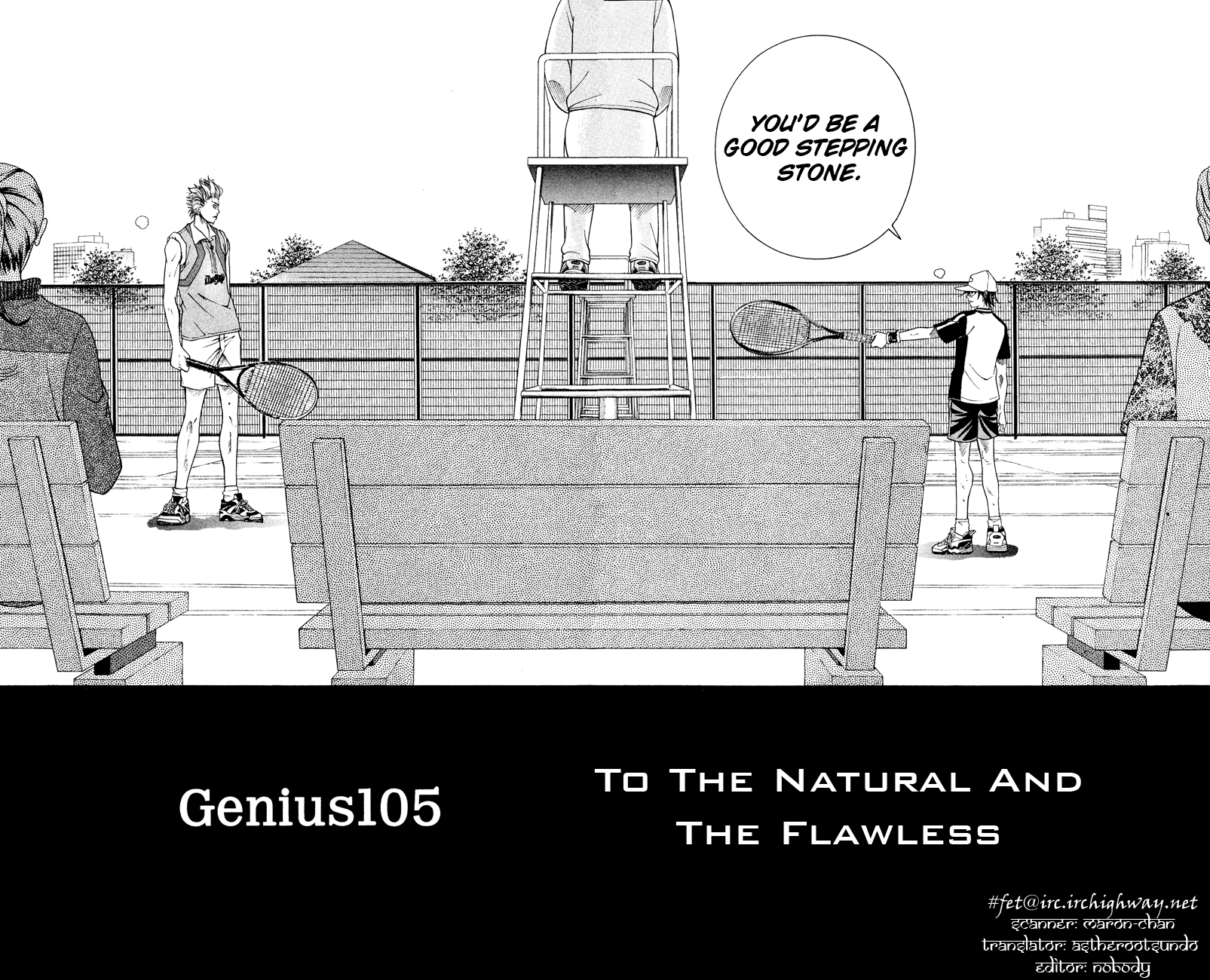 Prince of Tennis Chapter 105 page 2 - Chapter 105: To The Natural And The Flawless