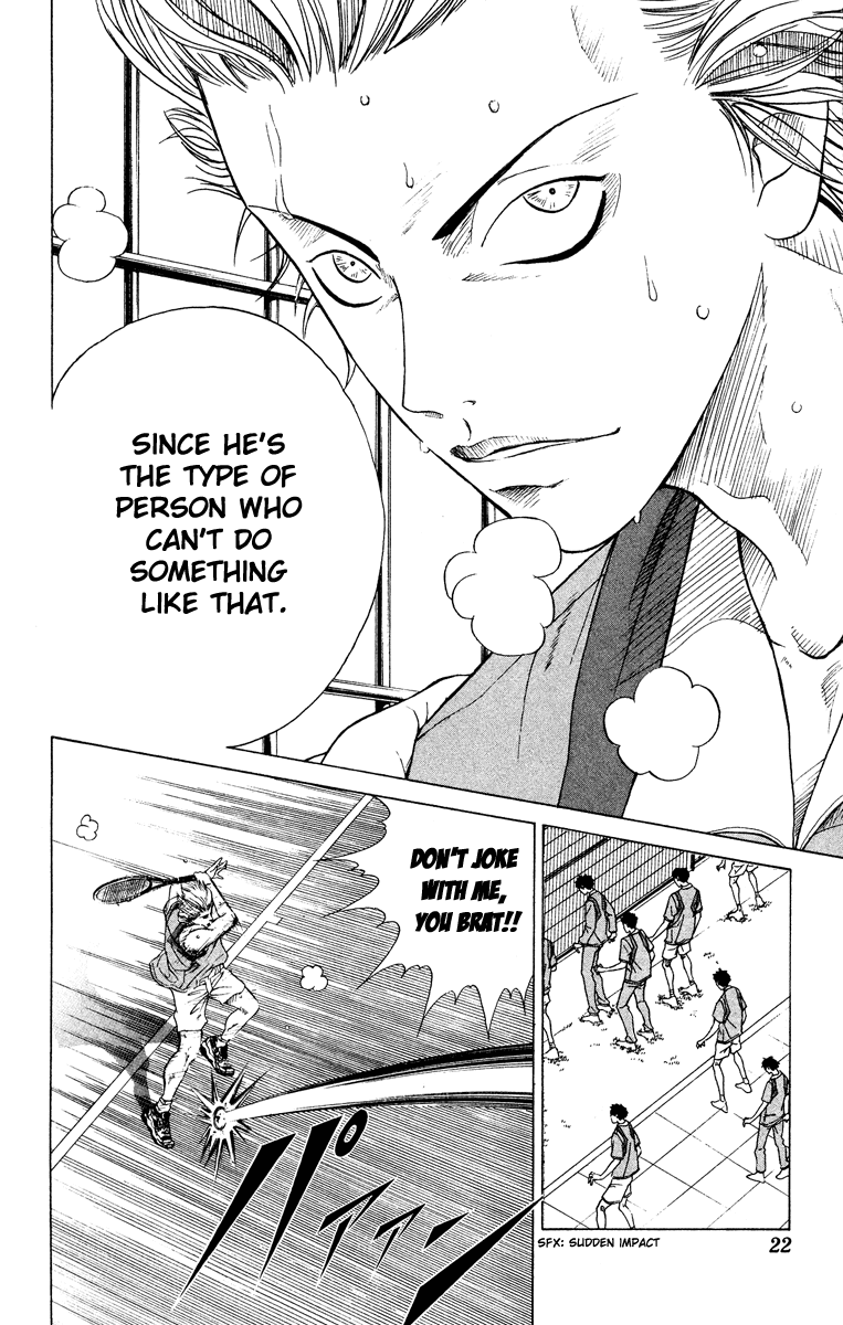 Prince of Tennis Chapter 106 page 21 - Chapter 106: The Uncool Thing