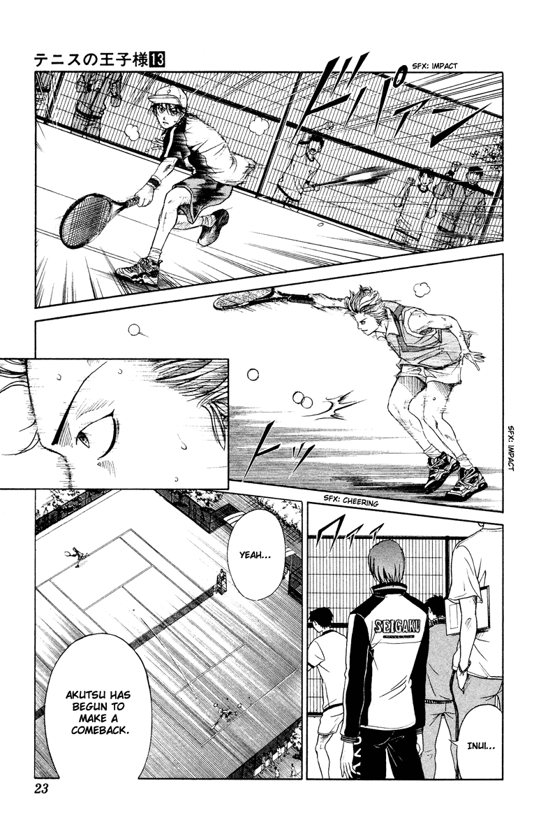 Prince of Tennis Chapter 106 page 22 - Chapter 106: The Uncool Thing