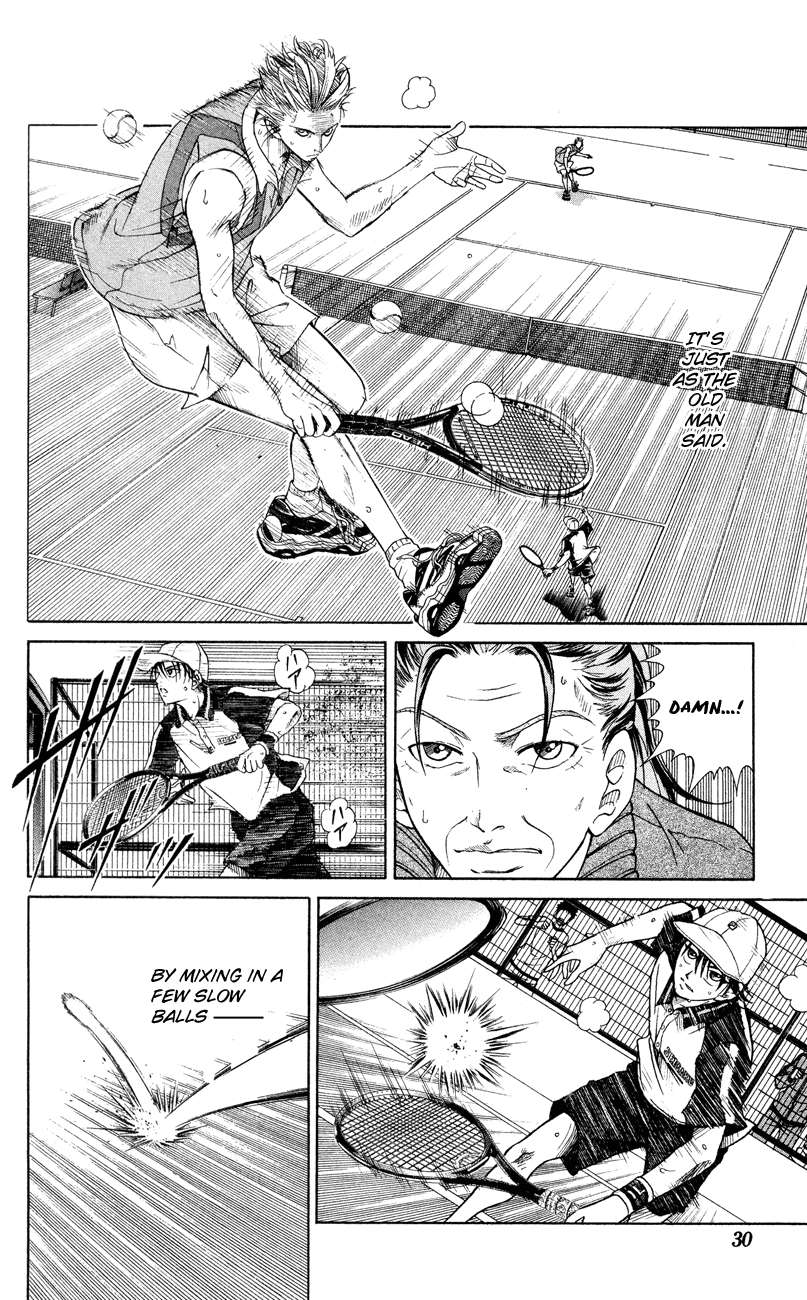 Prince of Tennis Chapter 107 page 4 - Chapter 107: Akutsu's Willpower, Ryoma's Courage
