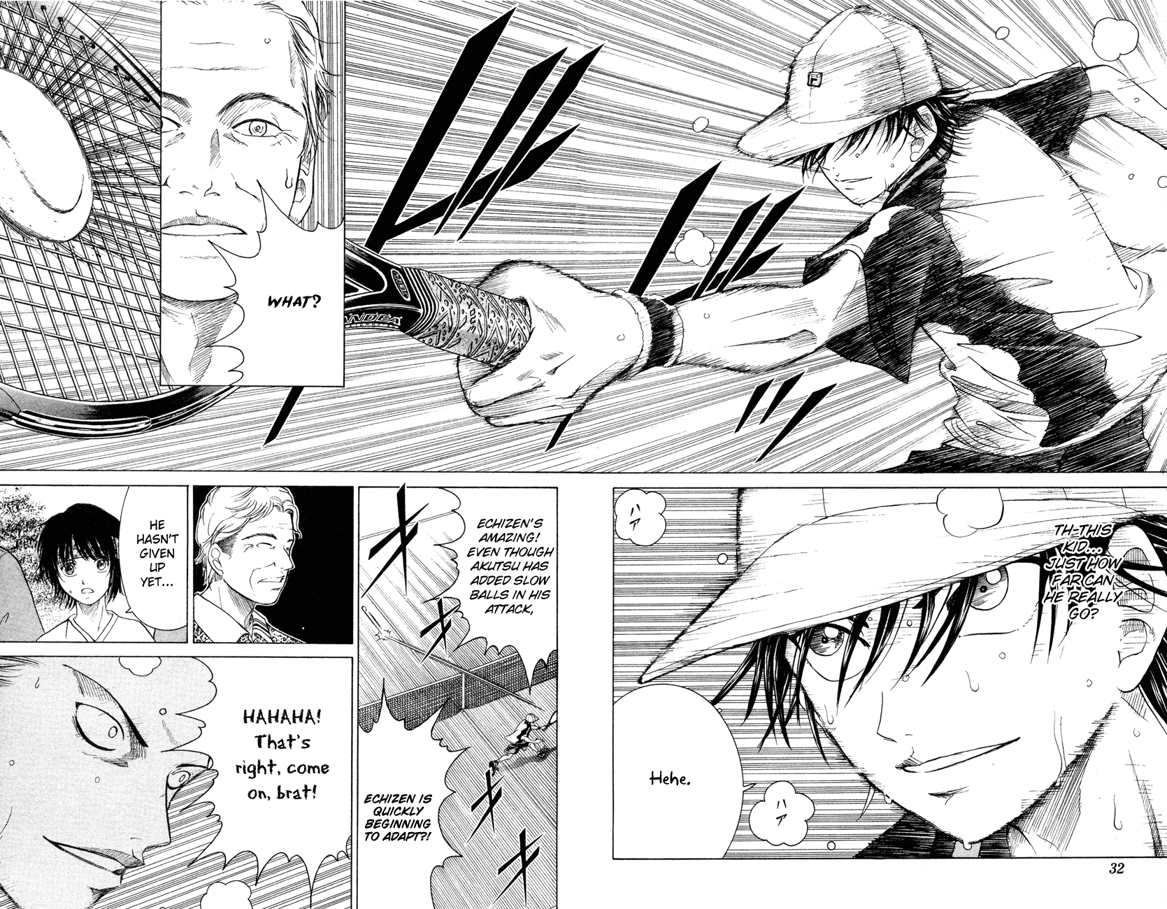 Prince of Tennis Chapter 107 page 6 - Chapter 107: Akutsu's Willpower, Ryoma's Courage