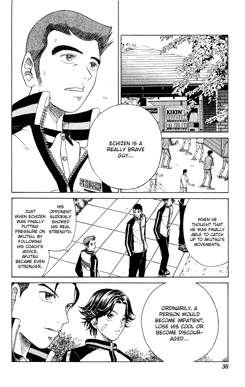 Prince of Tennis Chapter 107 page 9 - Chapter 107: Akutsu's Willpower, Ryoma's Courage
