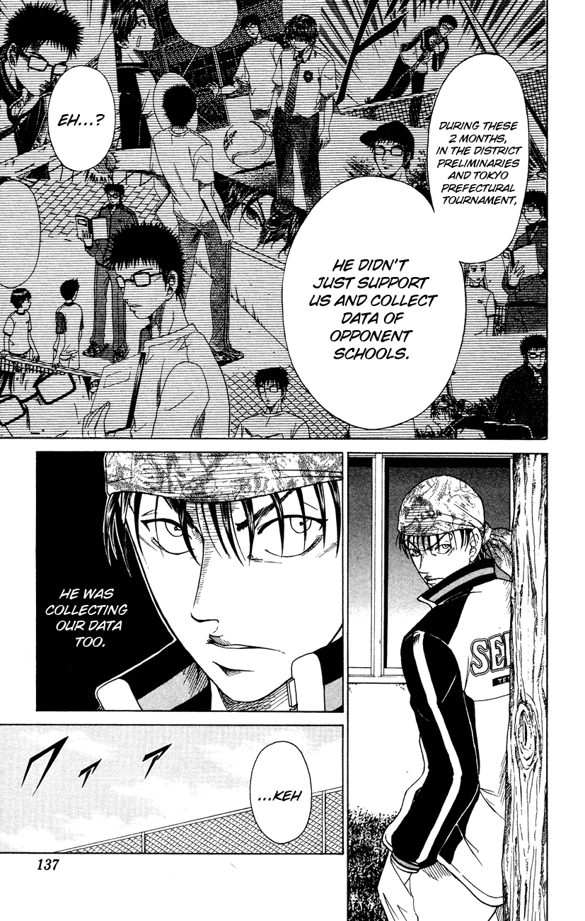 Prince of Tennis Chapter 112 page 15 - Chapter 112: A-Block