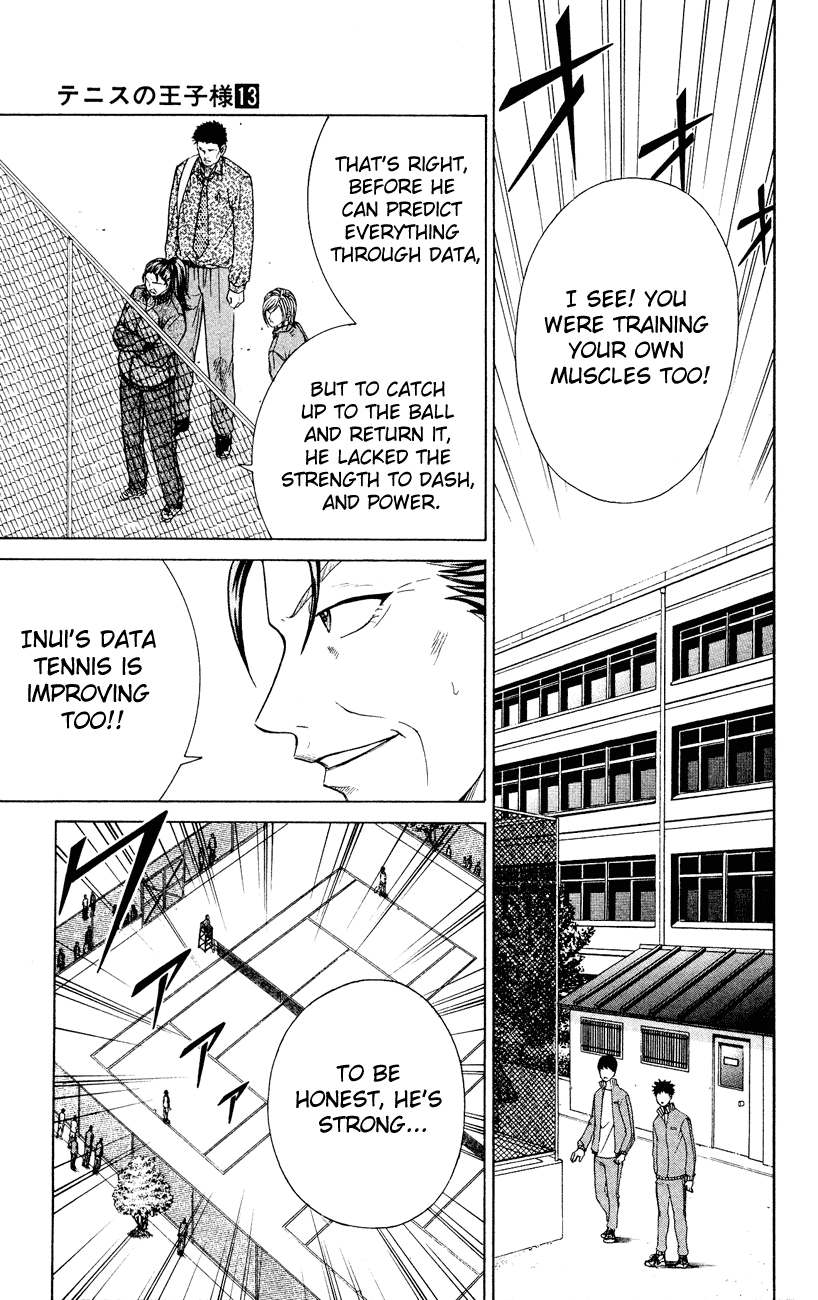 Prince of Tennis Chapter 113 page 14 - Chapter 113: Data Won't Lie