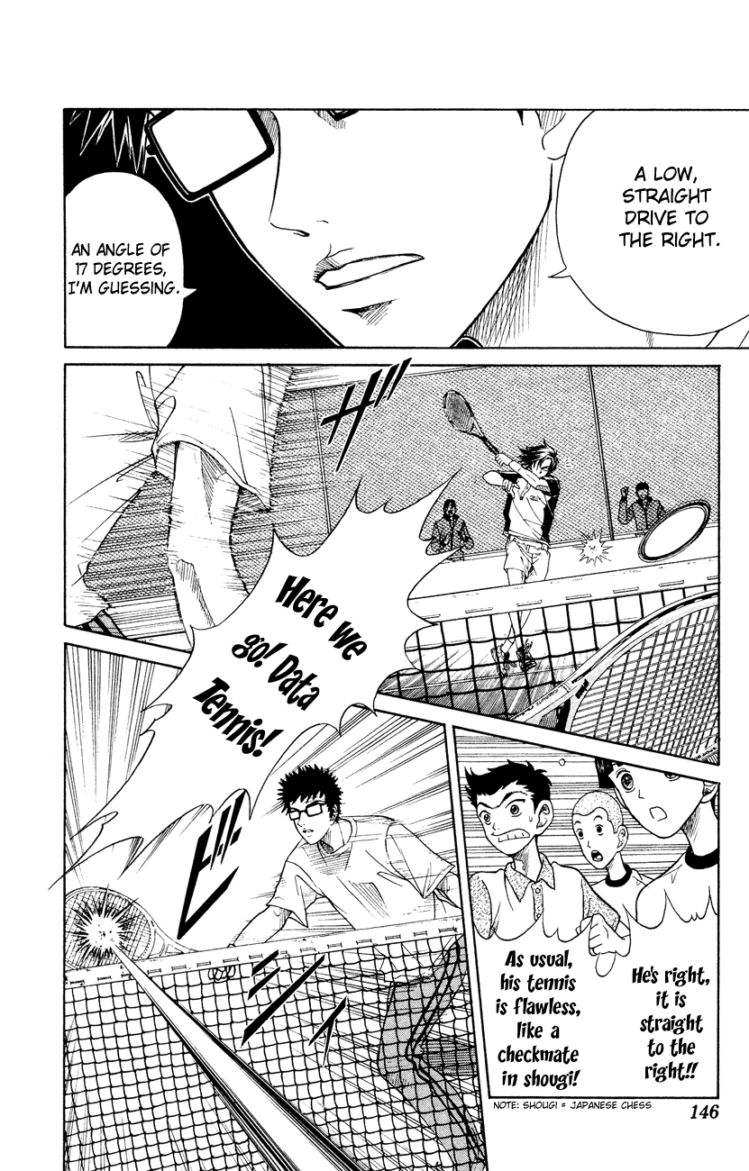 Prince of Tennis Chapter 113 page 4 - Chapter 113: Data Won't Lie
