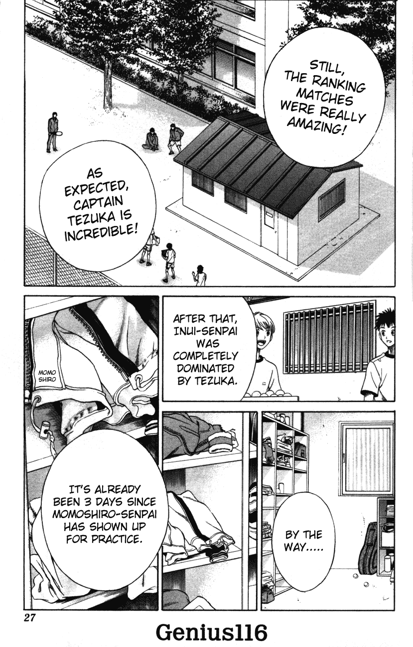 Prince of Tennis Chapter 116 page 1 - Chapter 116: Dark Clouds