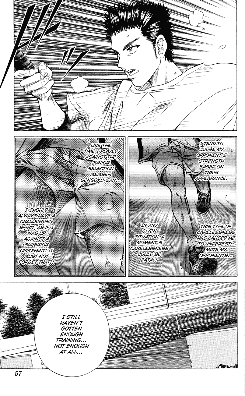 Prince of Tennis Chapter 117 page 11 - Chapter 117: Challenging Spirit