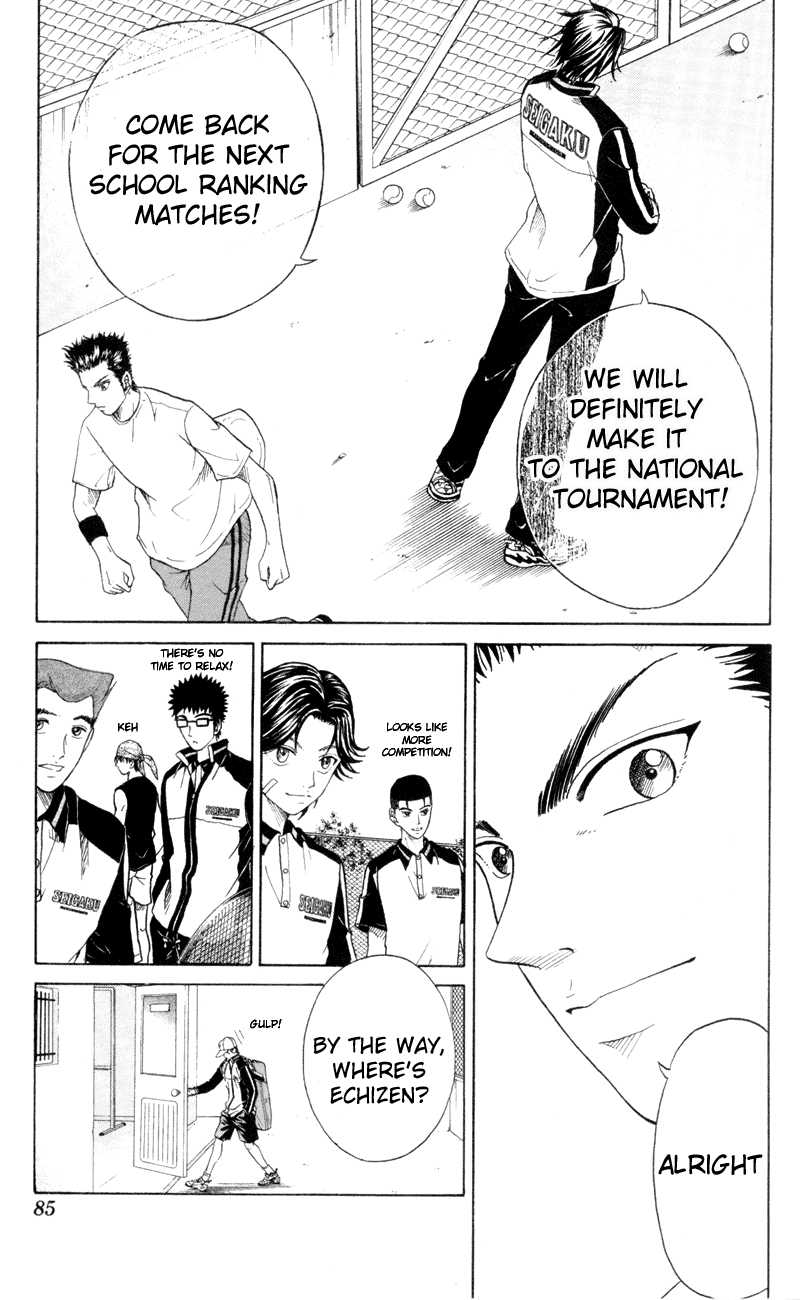 Prince of Tennis Chapter 118 page 17 - Chapter 118: Birth Of The New Seigaku's Strongest Army