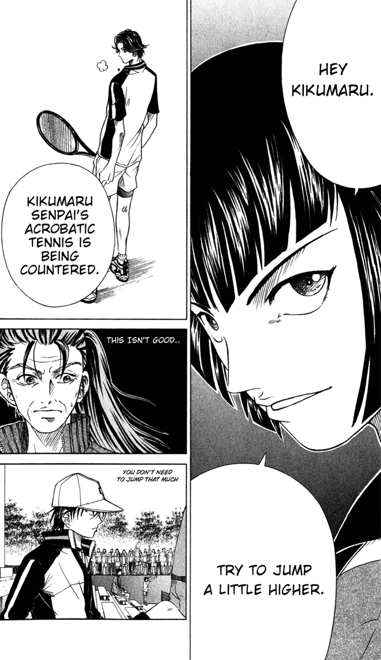 Prince of Tennis Chapter 124 page 12 - Chapter 124: Acrobatic Tennis Showdown