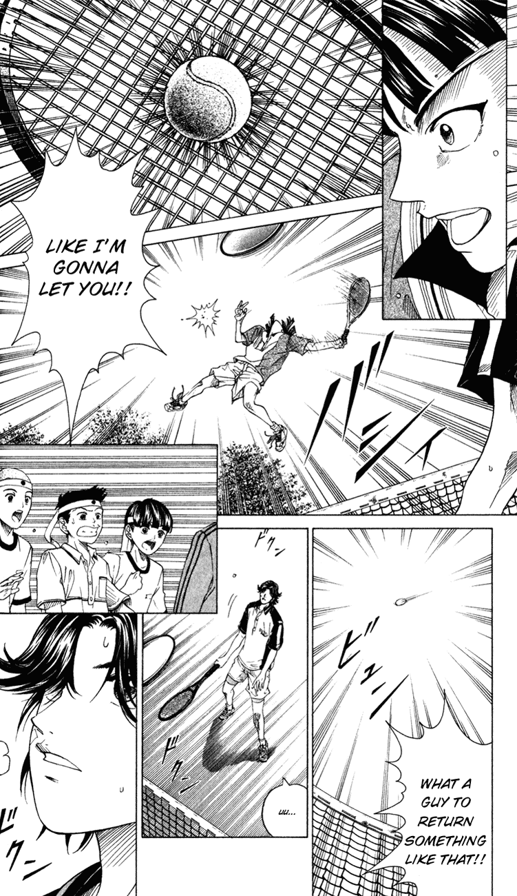 Prince of Tennis Chapter 124 page 16 - Chapter 124: Acrobatic Tennis Showdown