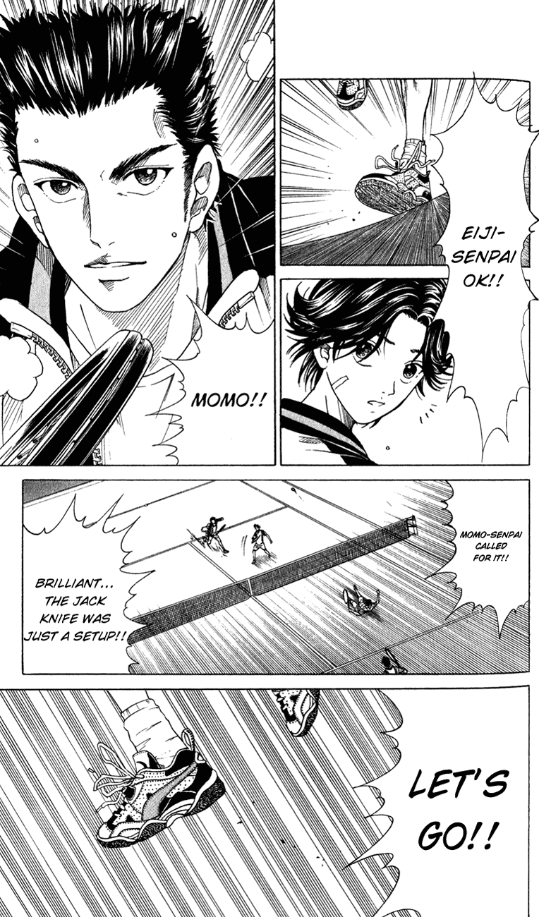 Prince of Tennis Chapter 124 page 17 - Chapter 124: Acrobatic Tennis Showdown