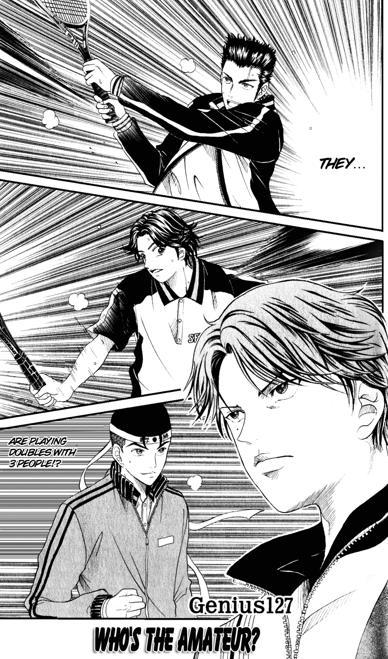 Prince of Tennis Chapter 127 page 1 - Chapter 127: Who's The Amateur?