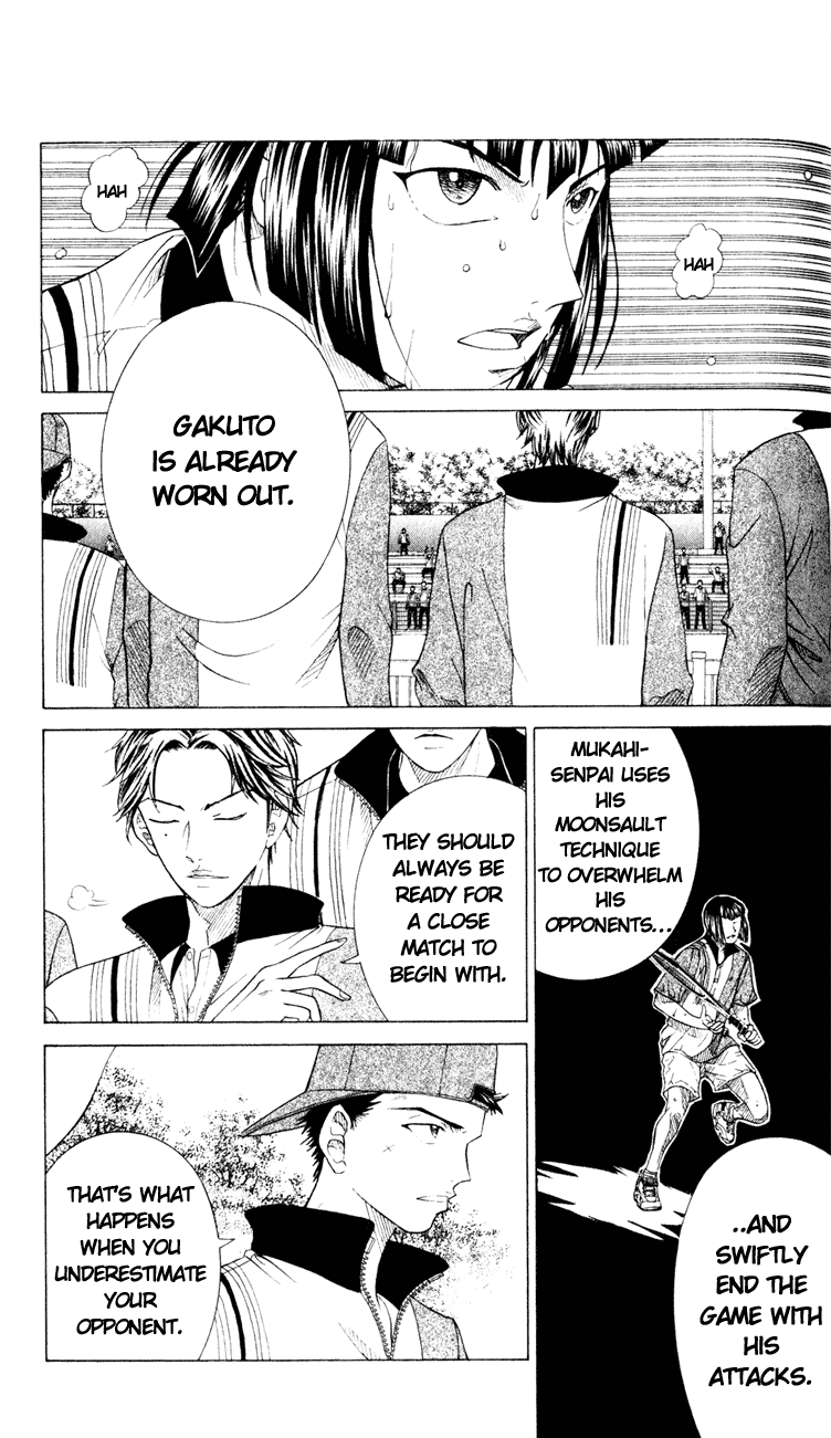 Prince of Tennis Chapter 127 page 3 - Chapter 127: Who's The Amateur?