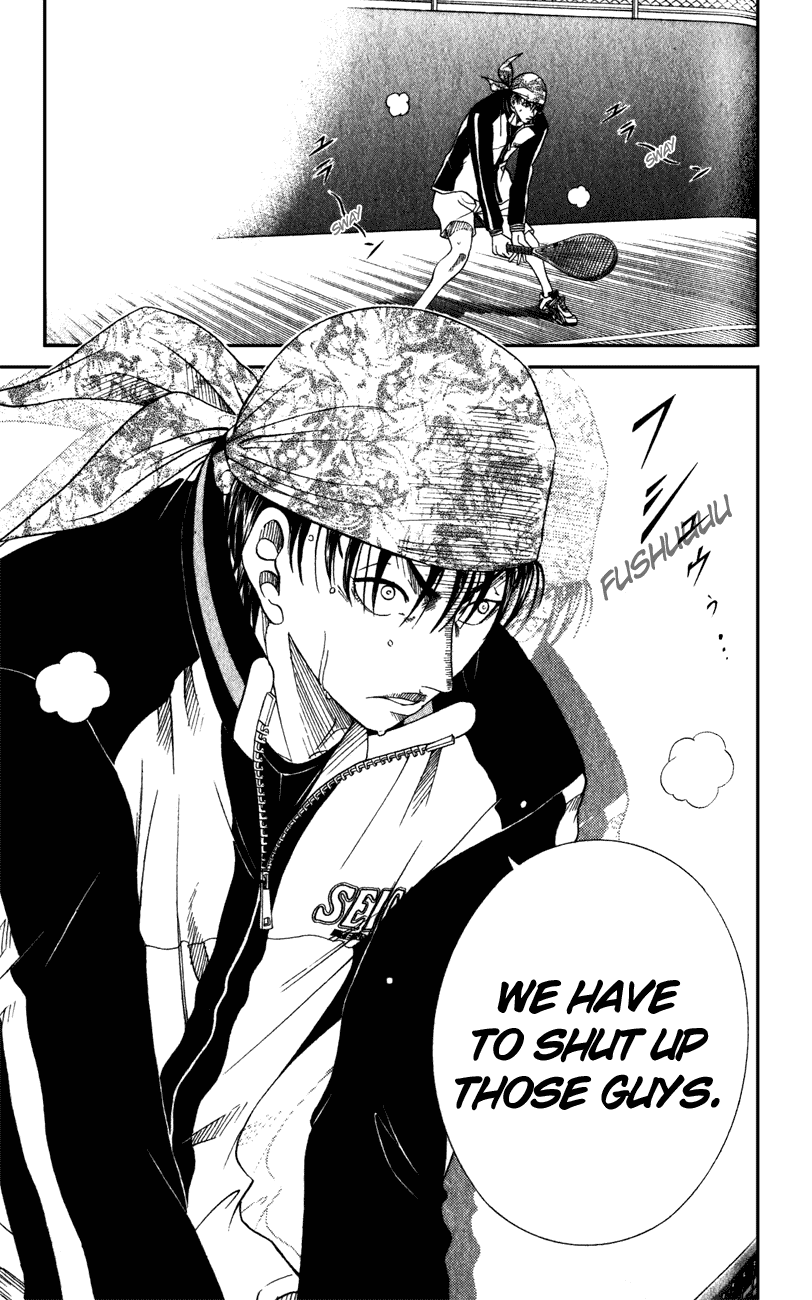 Prince of Tennis Chapter 128 page 18 - Chapter 128: Inui-Kaidou Pair