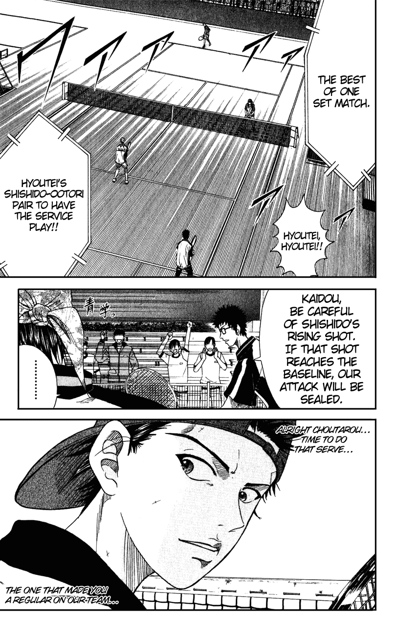 Prince of Tennis Chapter 128 page 9 - Chapter 128: Inui-Kaidou Pair