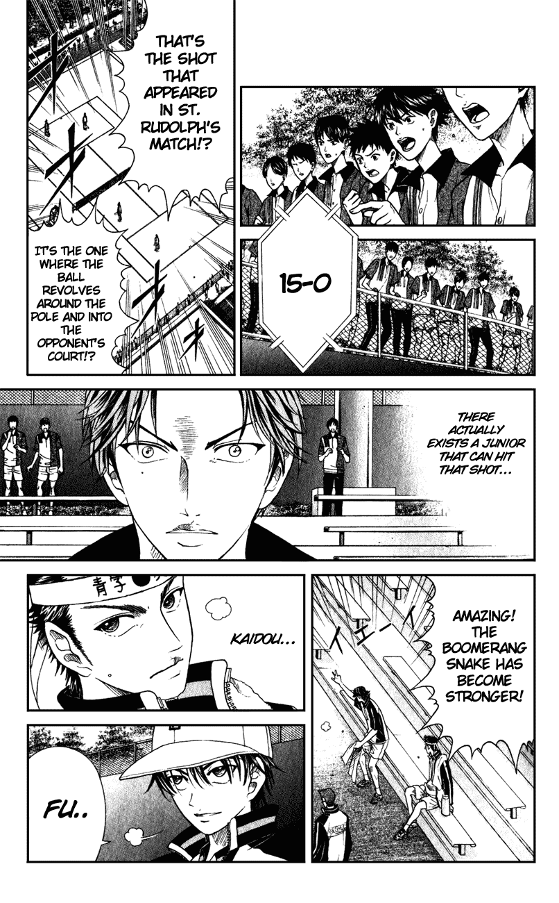 Prince of Tennis Chapter 129 page 7 - Chapter 129: Endurance VS Endurance