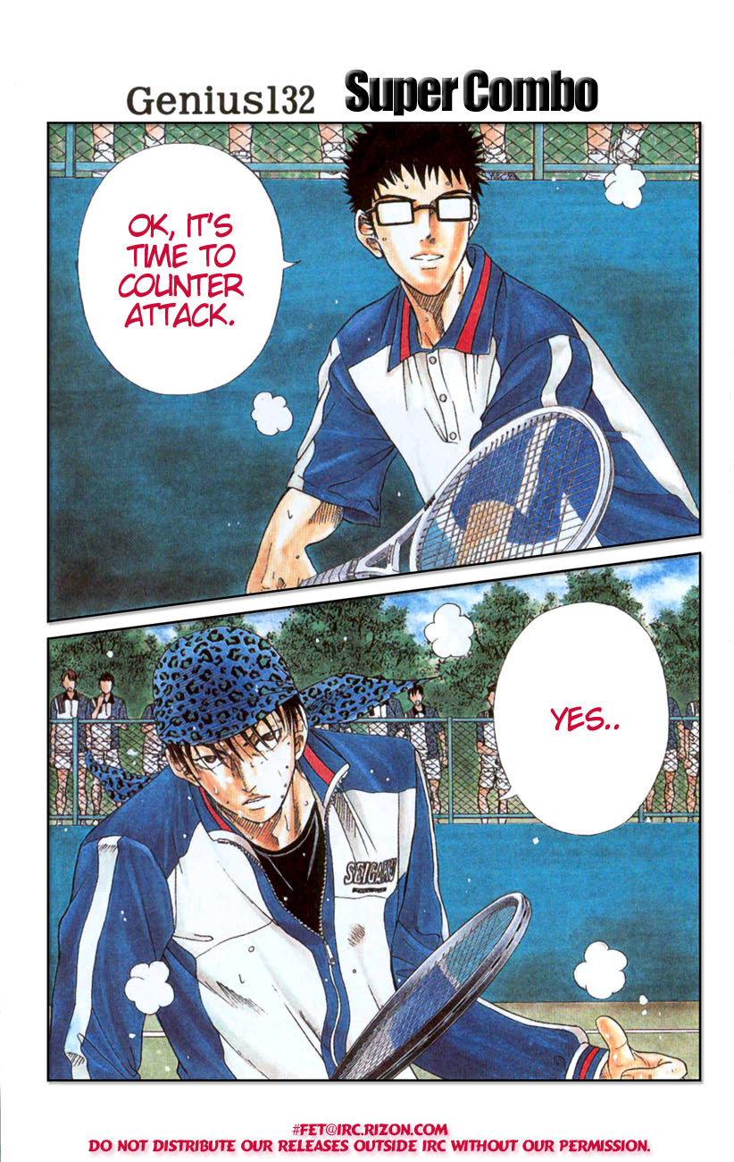 Prince of Tennis Chapter 132 page 2 - Chapter 132: Super Combo