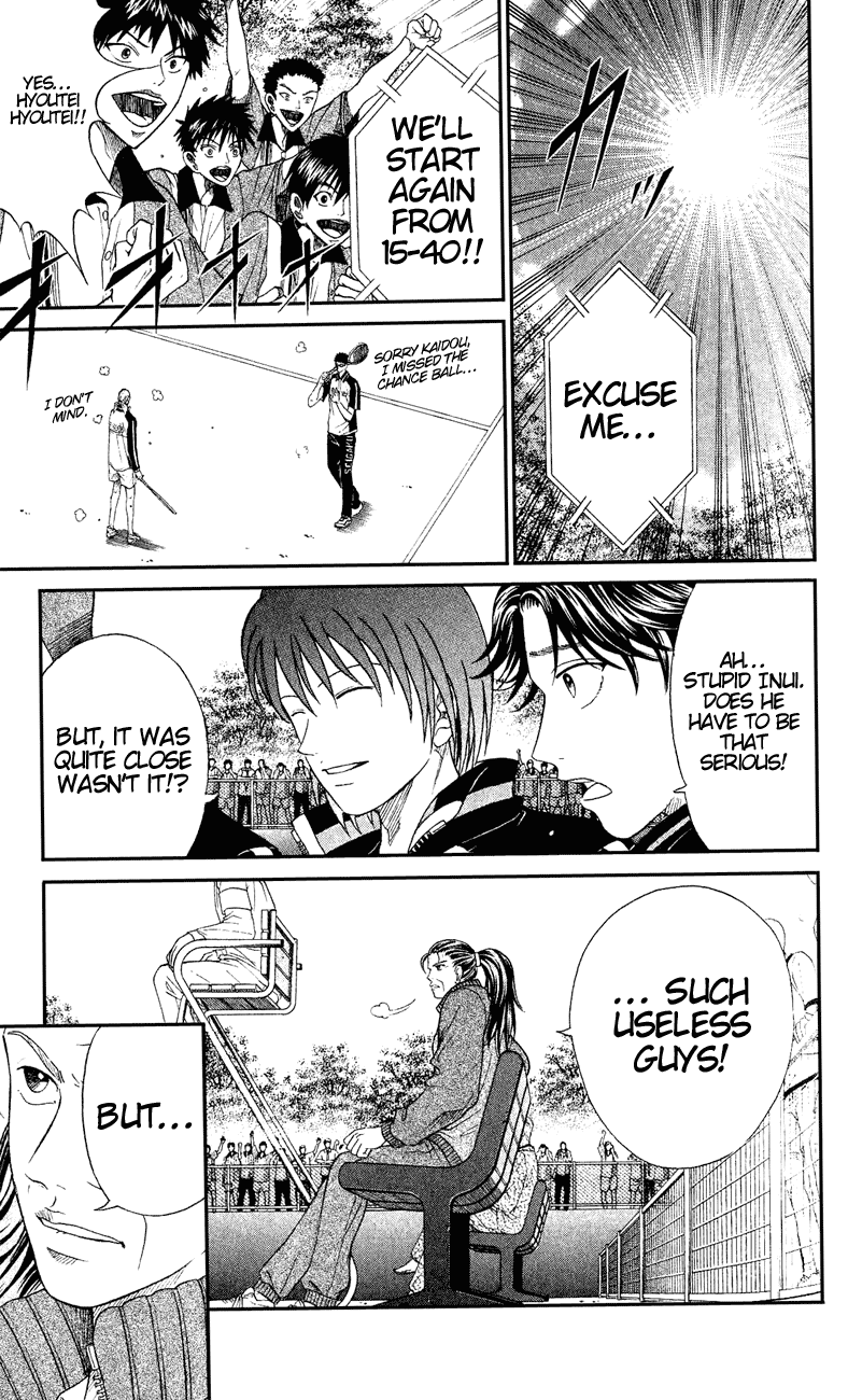 Prince of Tennis Chapter 133 page 14 - Chapter 133: Useless