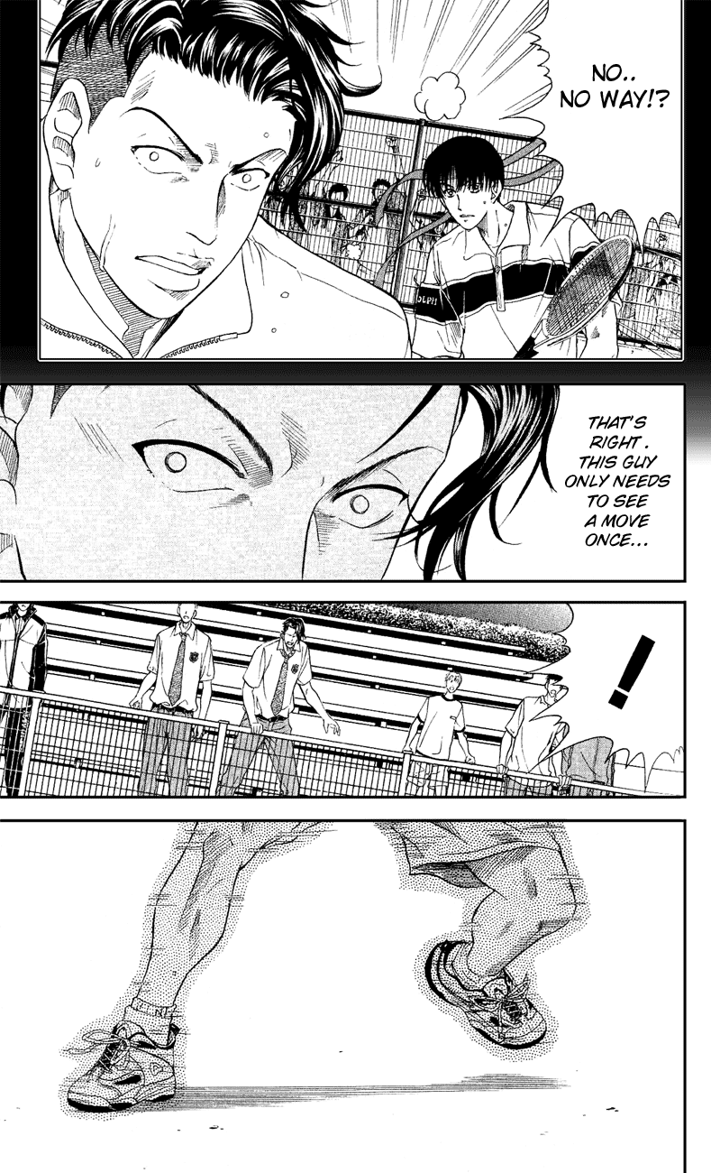 Prince of Tennis Chapter 136 page 15 - Chapter 136: Taka-san's Hadoukyuu