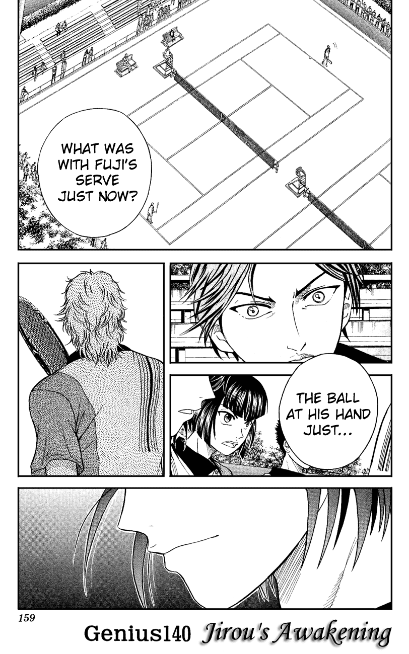 Prince of Tennis Chapter 140 page 1 - Chapter 140: Jirou Awakening