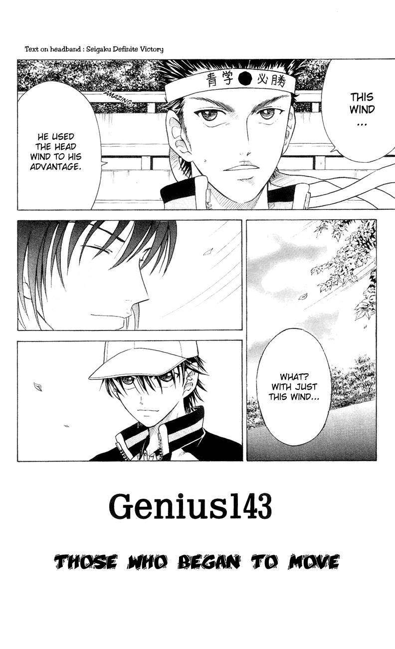 Prince of Tennis Chapter 143 page 2 - Chapter 143: Those Who Begin To Move