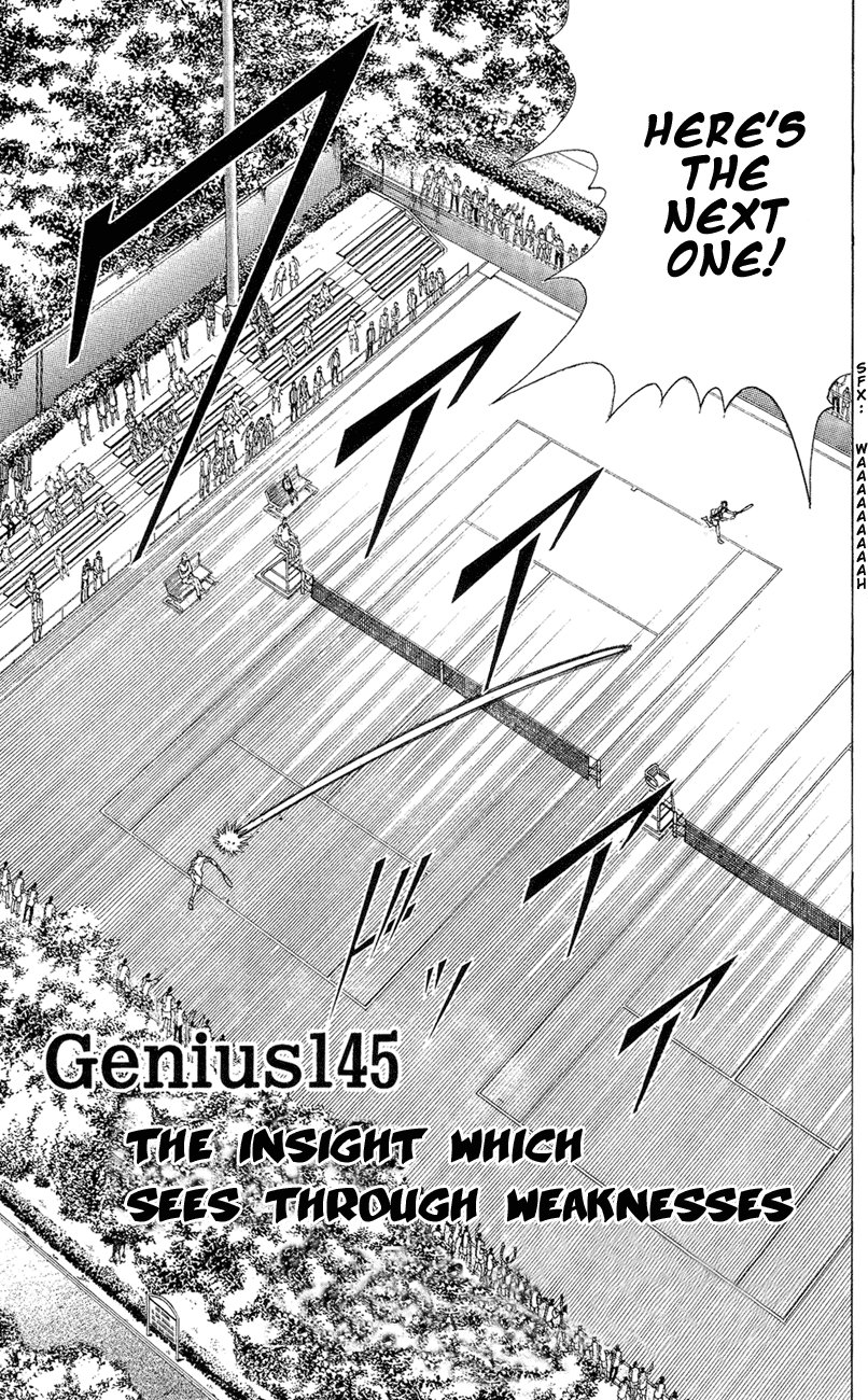 Prince of Tennis Chapter 145 page 3 - Chapter 145: The Insight Which Sees Through Weakness