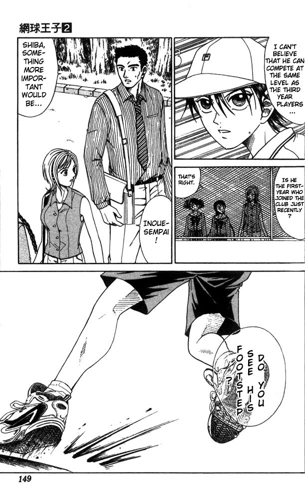 Prince of Tennis Chapter 15 page 5 - Chapter 15: The Weight Of Half A Step