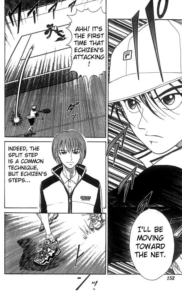 Prince of Tennis Chapter 15 page 8 - Chapter 15: The Weight Of Half A Step