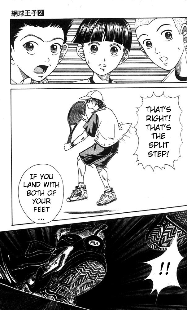 Prince of Tennis Chapter 15 page 9 - Chapter 15: The Weight Of Half A Step