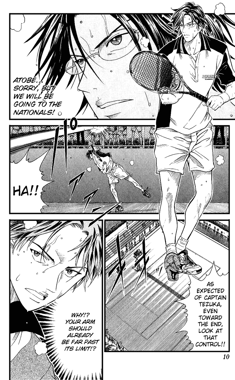 Prince of Tennis Chapter 150 page 9 - Chapter 150: Partially Grasped Victory